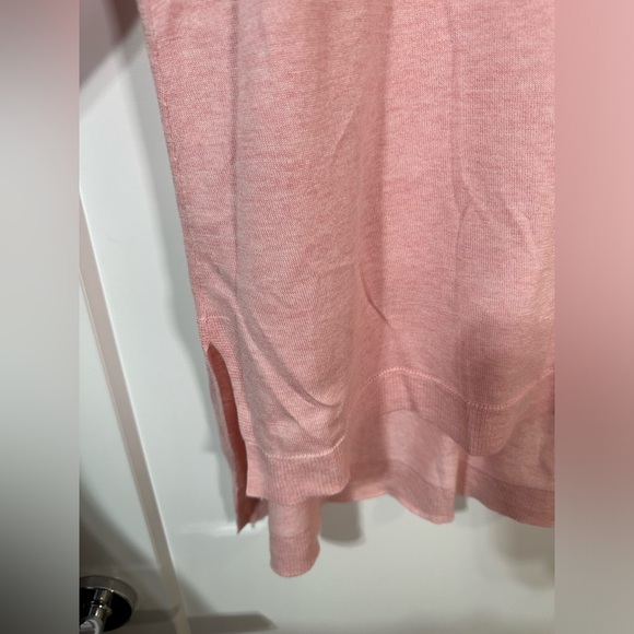 Eileen fisher lightweight pink high low sweater super soft lyocell cotton silk - Picture 6 of 9